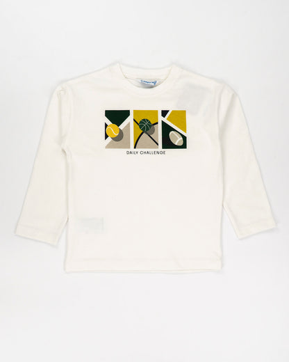 T-shirt manica lunga con palloni MAYORAL