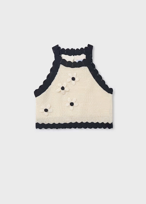 Top tricot con fiori art.6021-35 MAYORAL