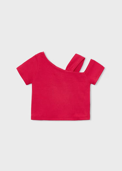 T-shirt asimmetrica a costine art.3017-92 MAYORAL