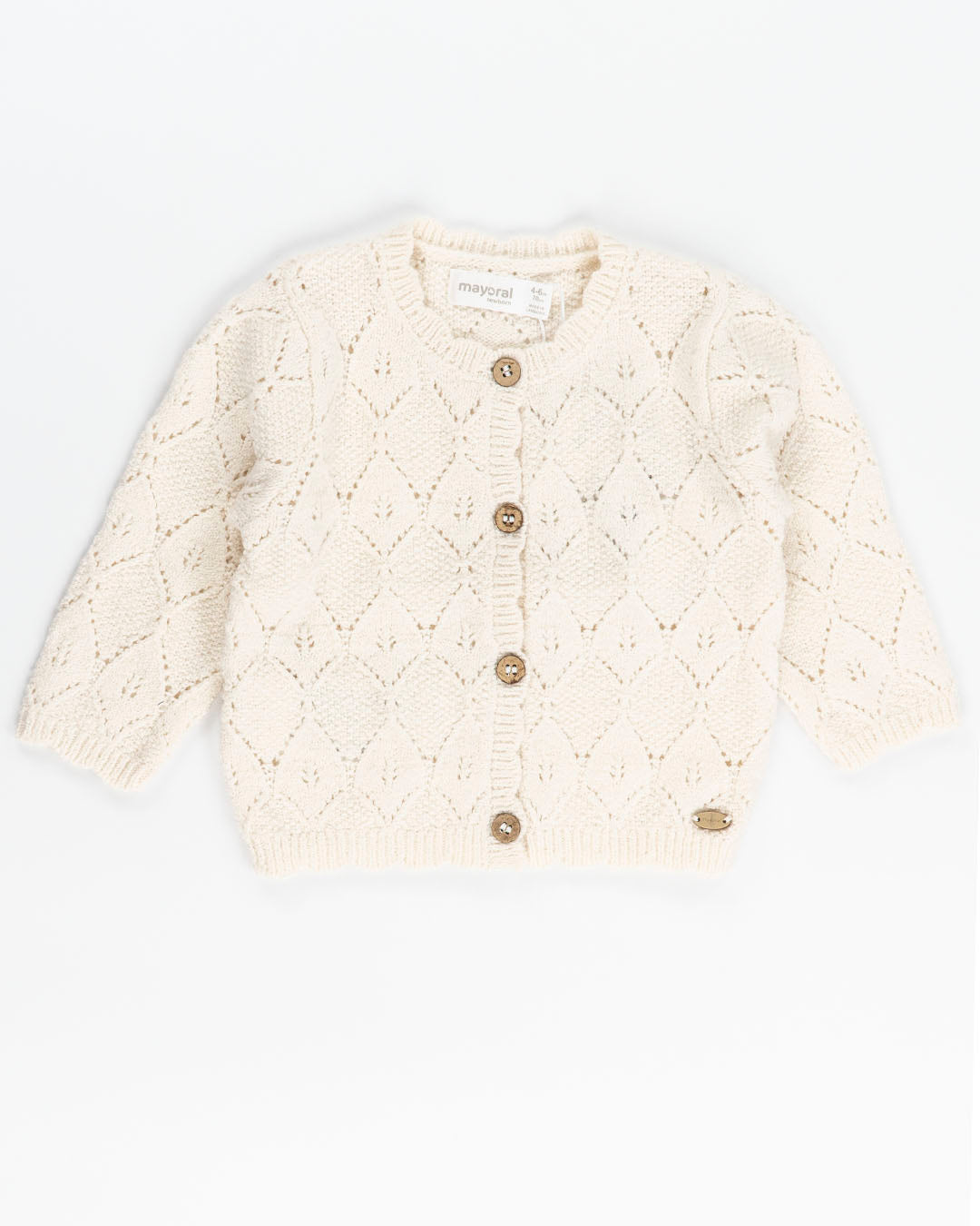 Cardigan in maglia traforata MAYORAL