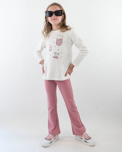 Completo 2 pz. con pantalone a zampa I DO