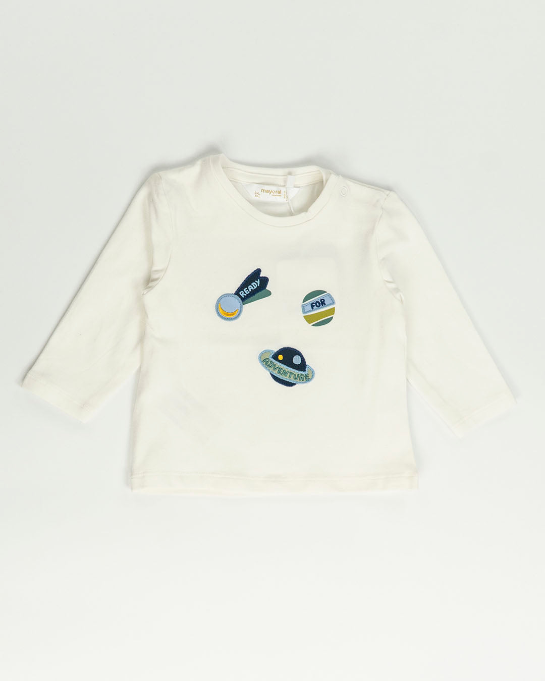 T-shirt manica lunga con pianeti MAYORAL