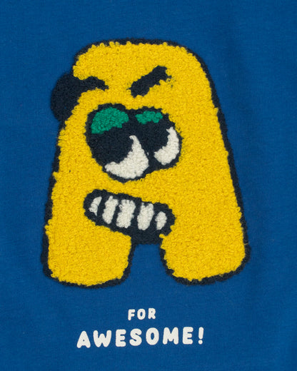 T-shirt con doppia manica ed applicazione I DO