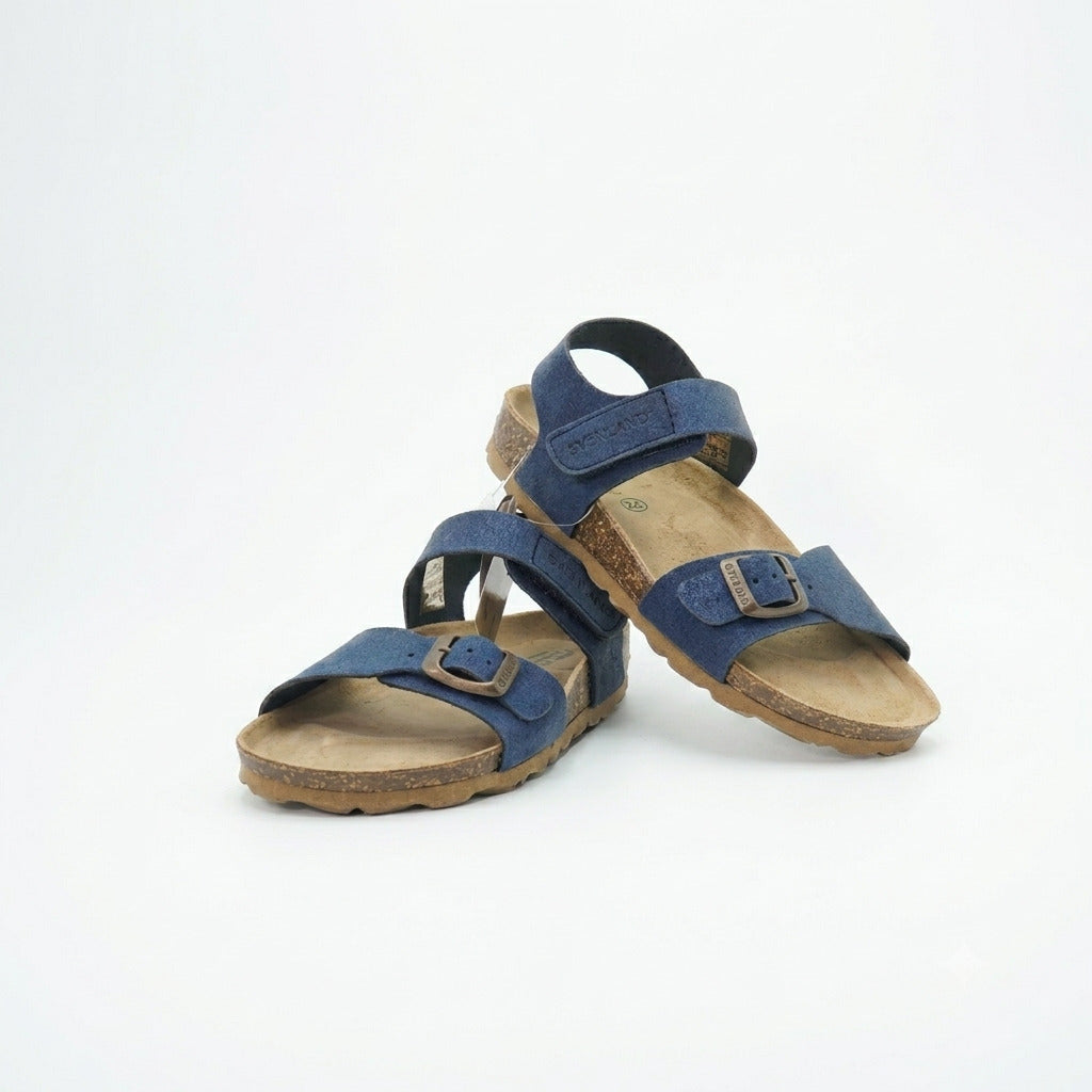 Sandalo con sottopiede in pelle art.1370 GRUNLAND