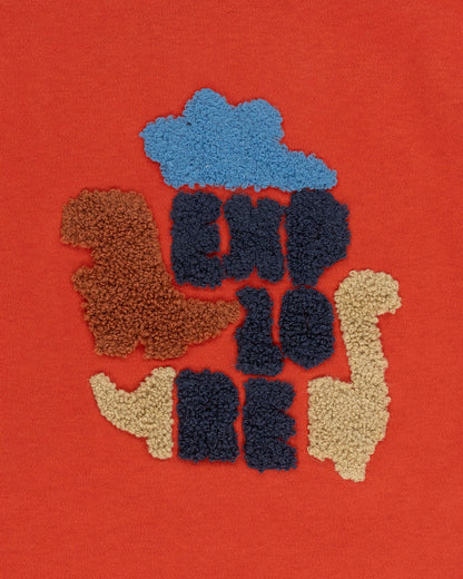 T-shirt manica lunga con dinosauri ricciolini I DO