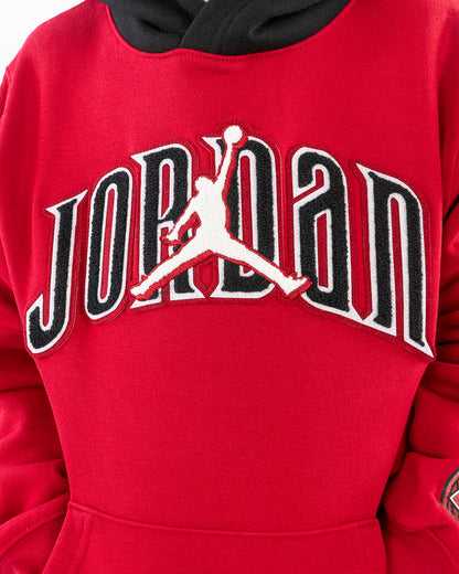 Felpa con logo in spugna in tessuto felpato JORDAN