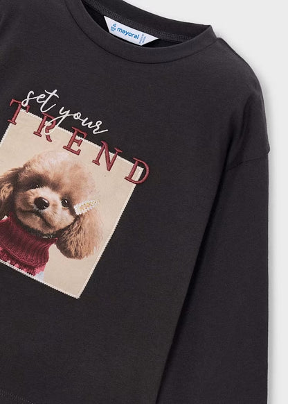 T-shirt con cagnolina art.4.030-090 MAYORAL