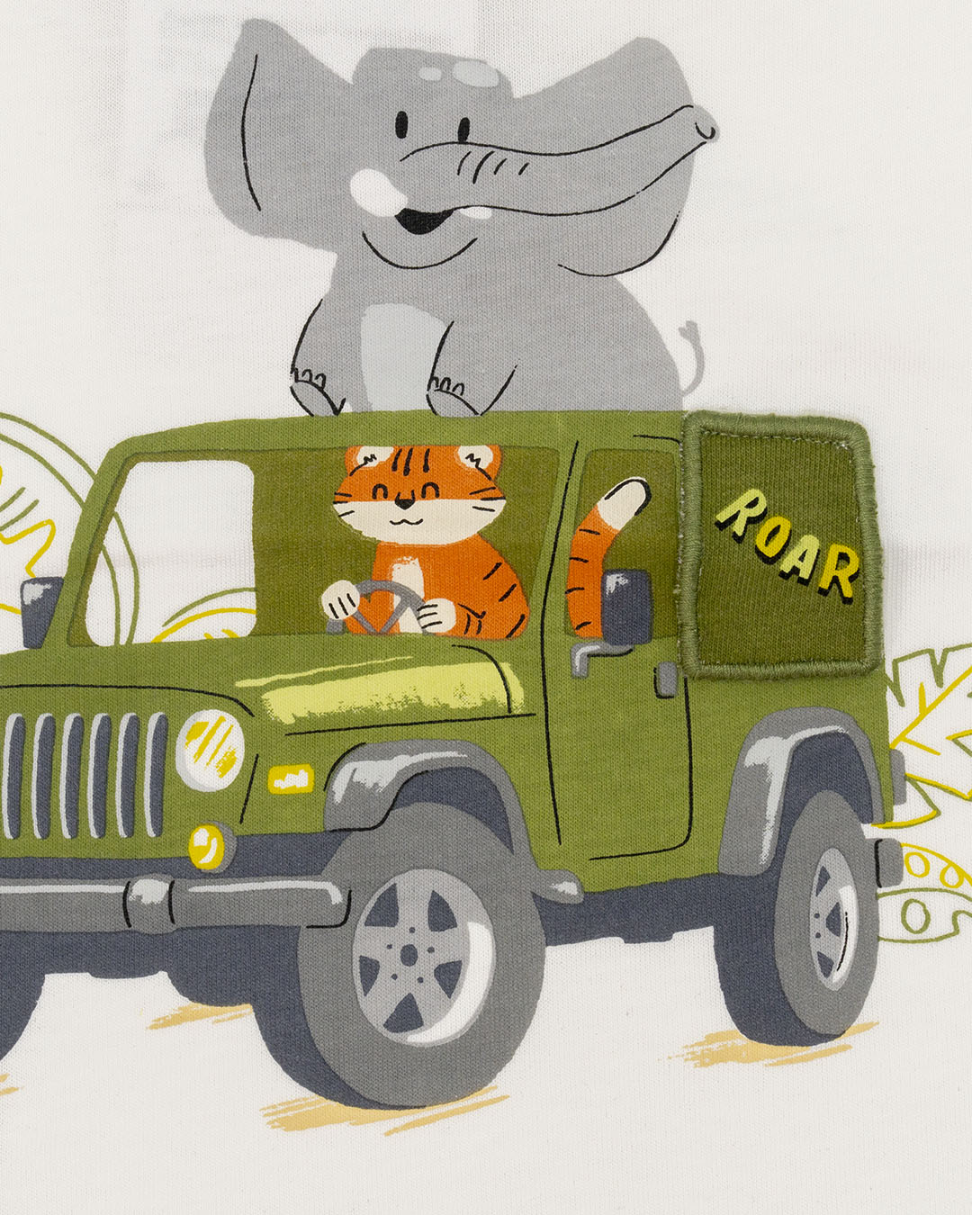 T-shirt manica corta con animali in Jeep MAYORAL