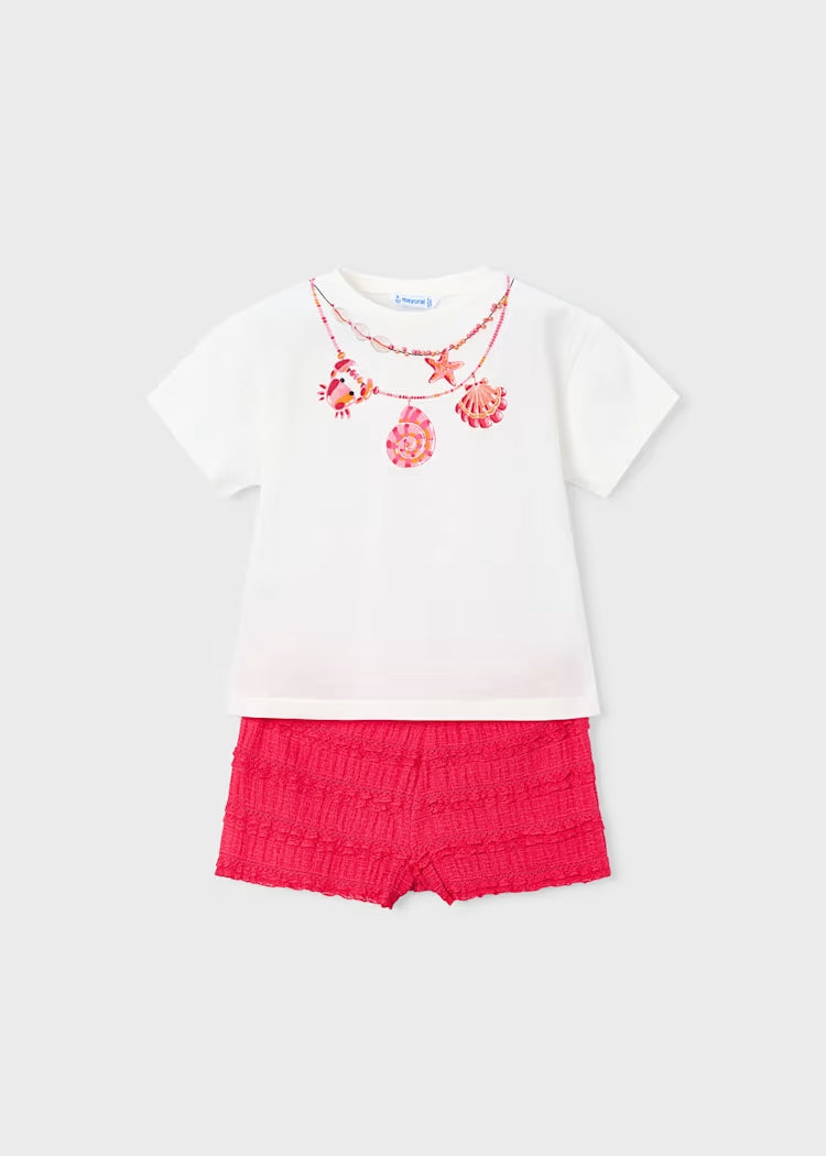 Completo con short in pizzo art.3231-75 MAYORAL