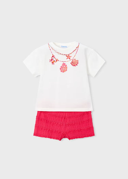 Completo con short in pizzo art.3231-75 MAYORAL