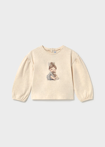 T-shirt con ballerina art.2.002-084 MAYORAL