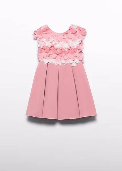 Abito a pieghe con corpino a petali ABEL & LULA