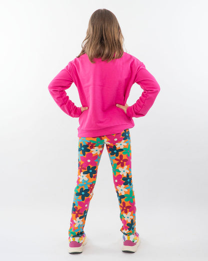 Completo 2 pezzi con felpa e legging