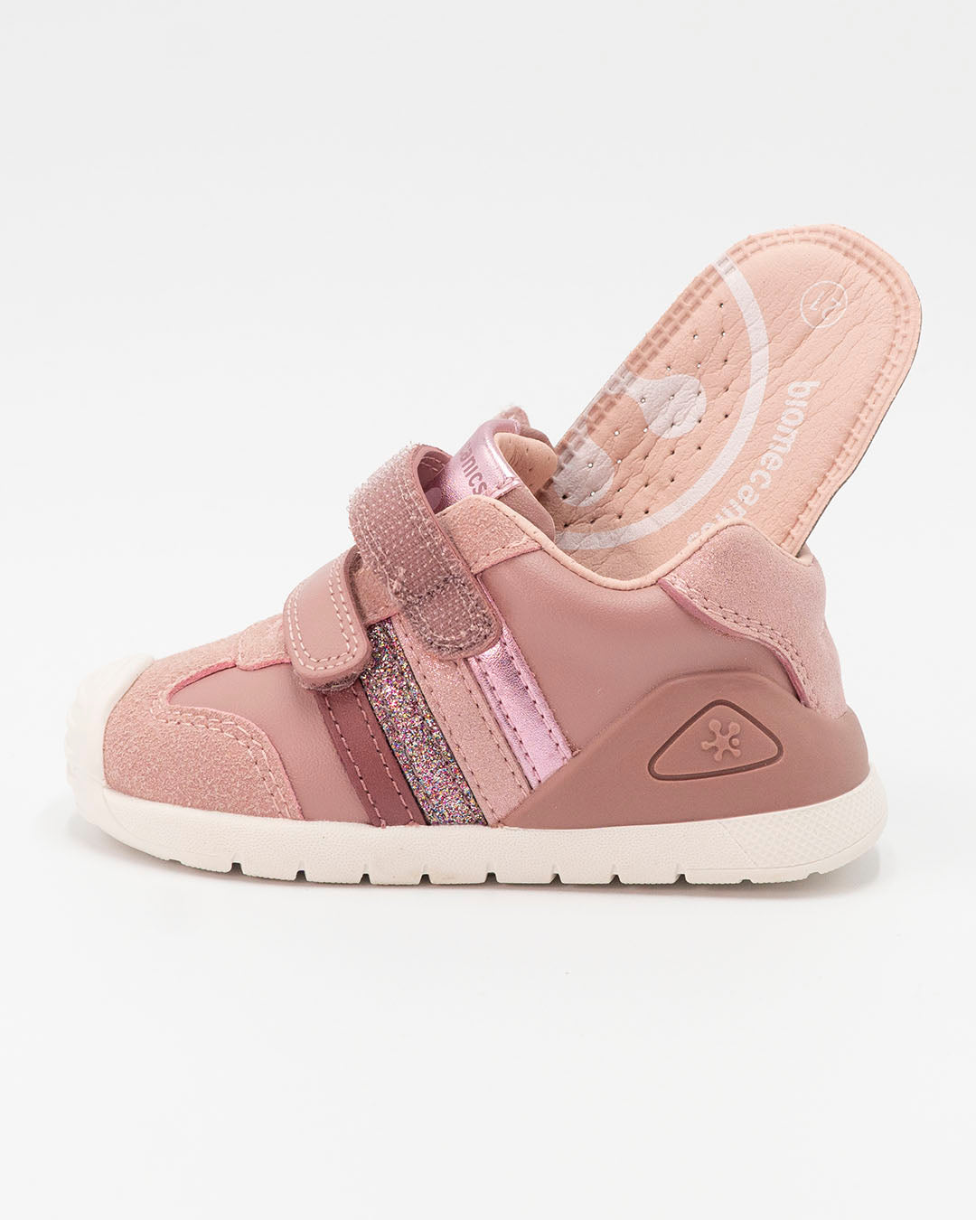 Scarpe primipassi con righine glitter BIOMECANICS
