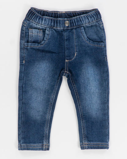 Jeans elasticizzato con elastico in vita I DO