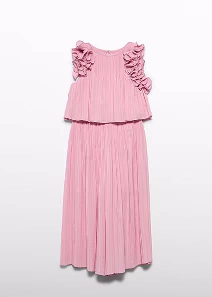 Completo 2 pz. plissettato con rouges ABEL & LULA