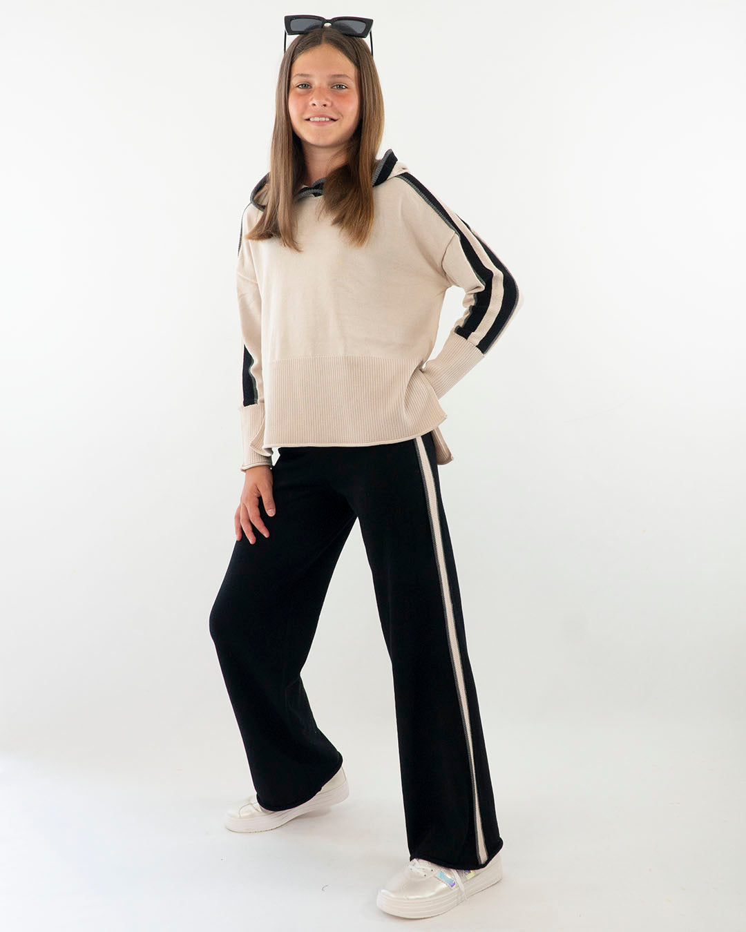 Completo 2 pz. in tricot con cappuccio MAYORAL