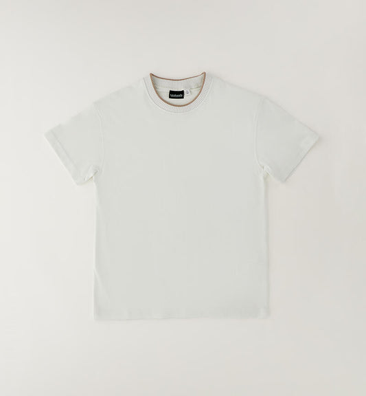 T-shirt con bordino beige art.0.H708-242 SARABANDA