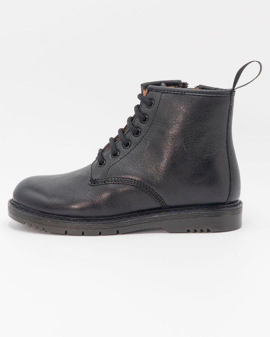 Anfibio in pelle con lacci e zip laterale GRUNLAND