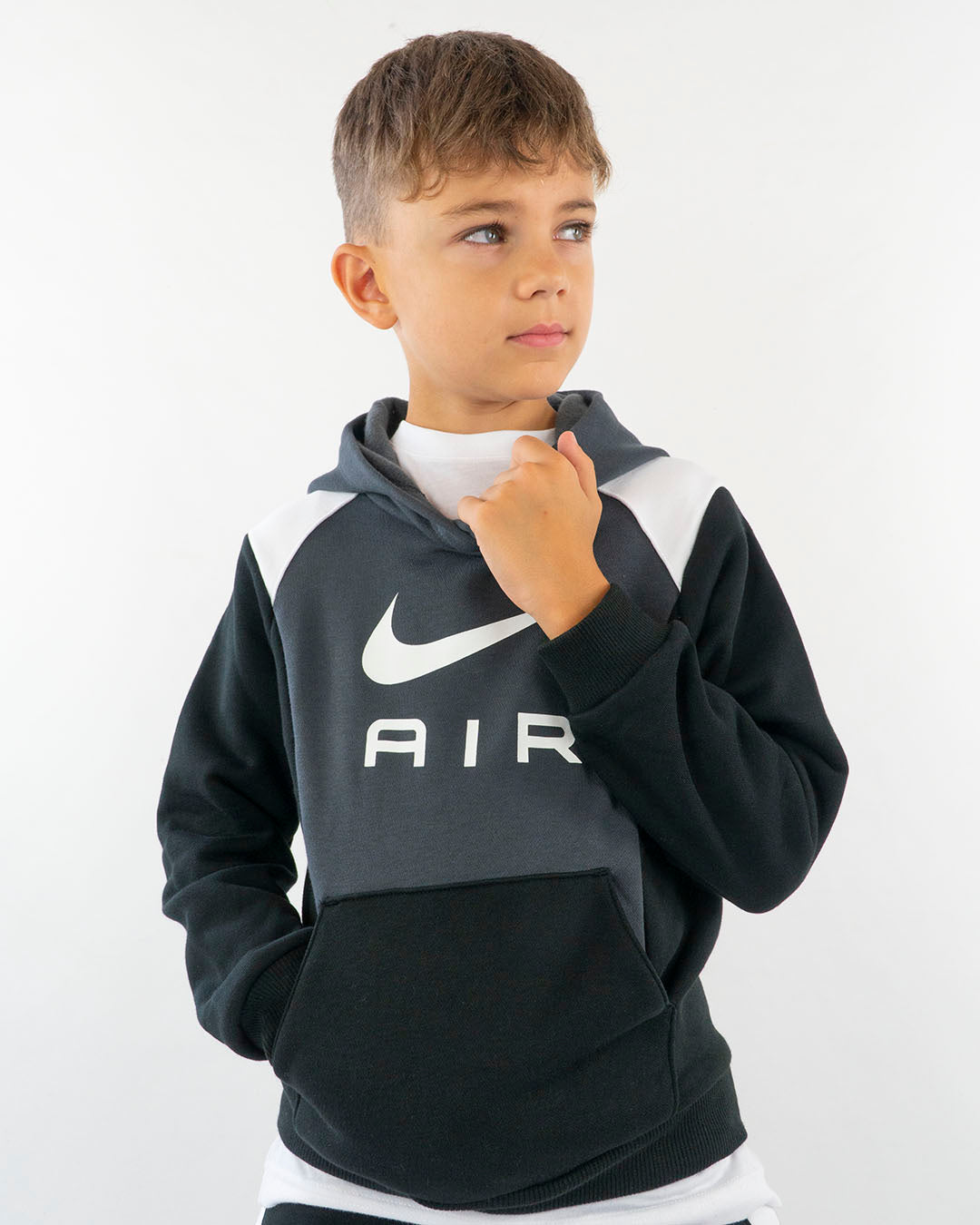 Tuta bicolor chiusa con cappuccio NIKE