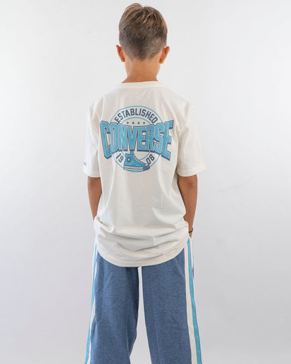 T-shirt con logo gommato sulla schiena CONVERSE