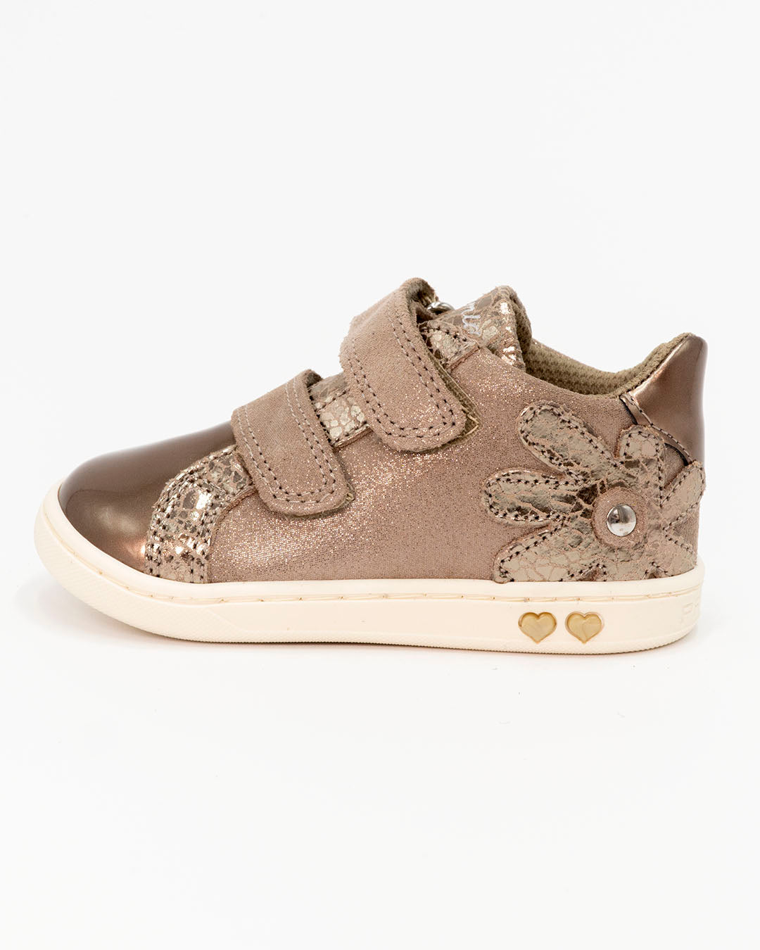 Scarpe con fiore applicato e strappi PRIMIGI